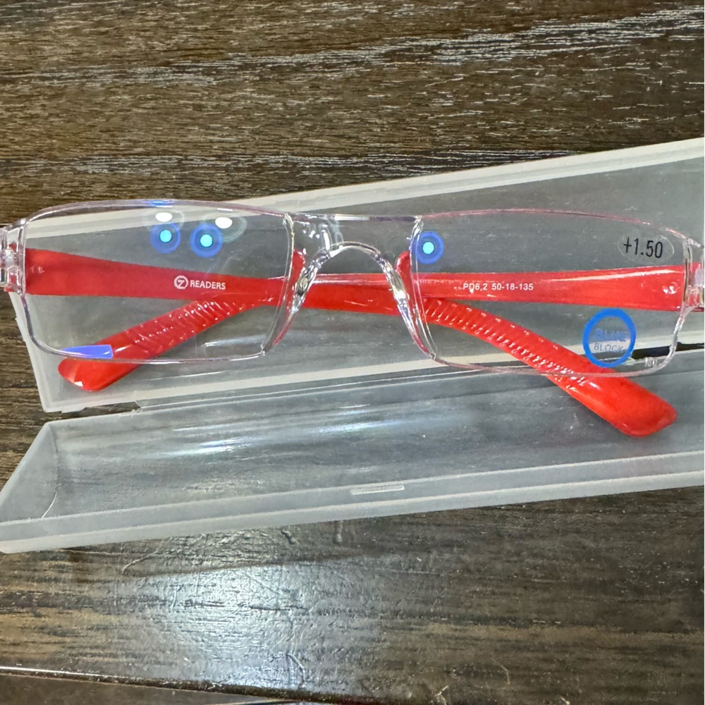🔥5/$30🔥ZREADERS +1.50 w/Anti-Glare-Blue Blocking Lenses